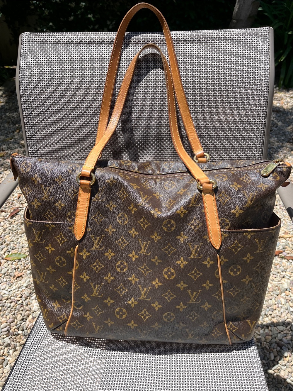 Louis Vuitton Brown  Totally GM Monogram Tote Grand Modele LV